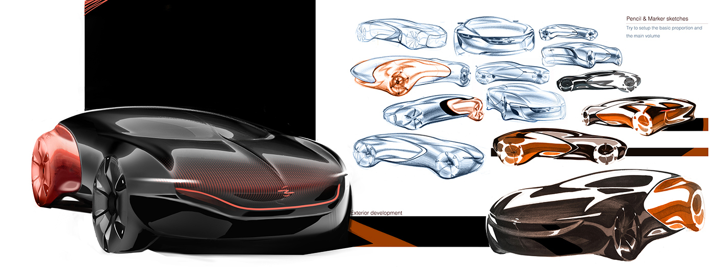 Concept Car，design sketch，Rendering，vehicle，vehicle，