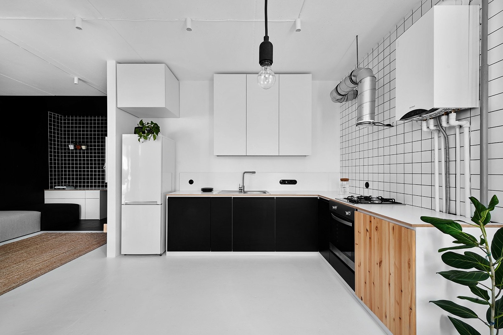 Flat2.0，Modern design，Minimalist，Industrial elements，