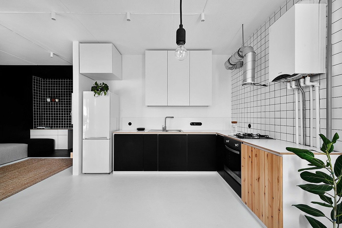 Flat2.0，Modern design，Minimalist，Industrial elements，