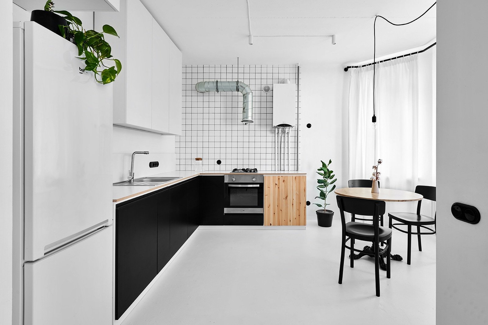 Flat2.0，Modern design，Minimalist，Industrial elements，