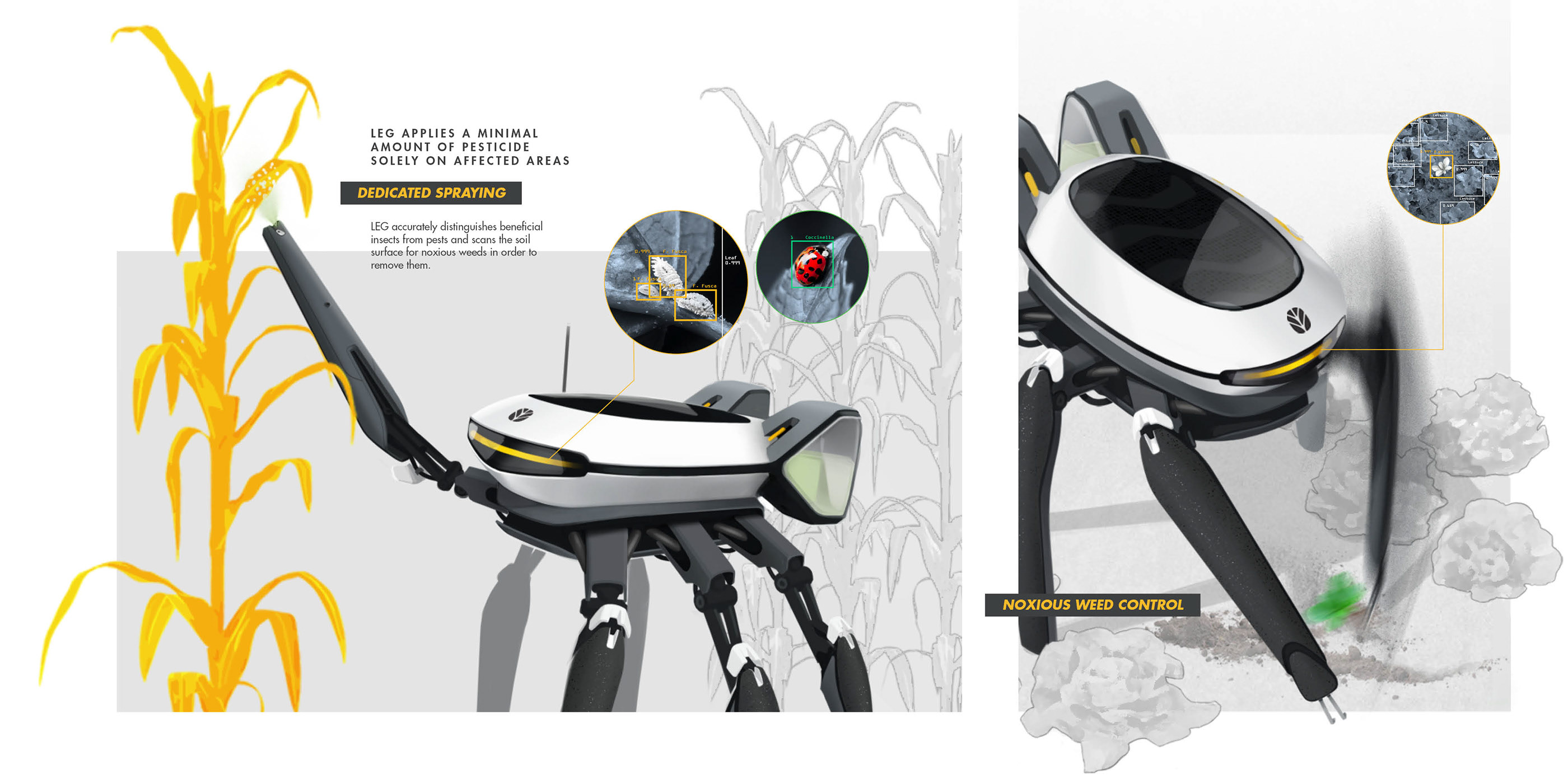 white，science and technology，Agricultural robot，