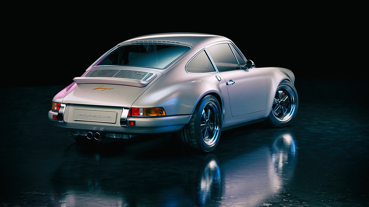 silver，Automobile design，Porsche 911，