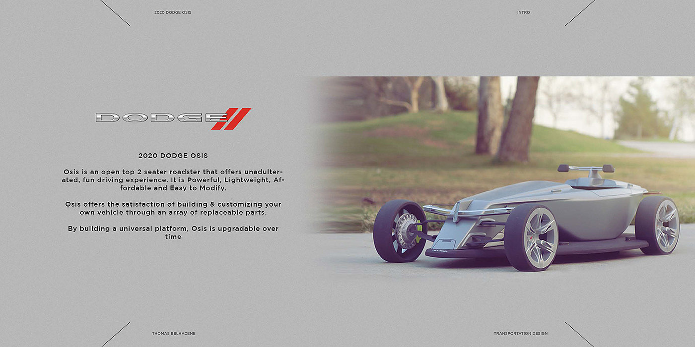 Automobile design，racing，2020 DODGE OSIS，