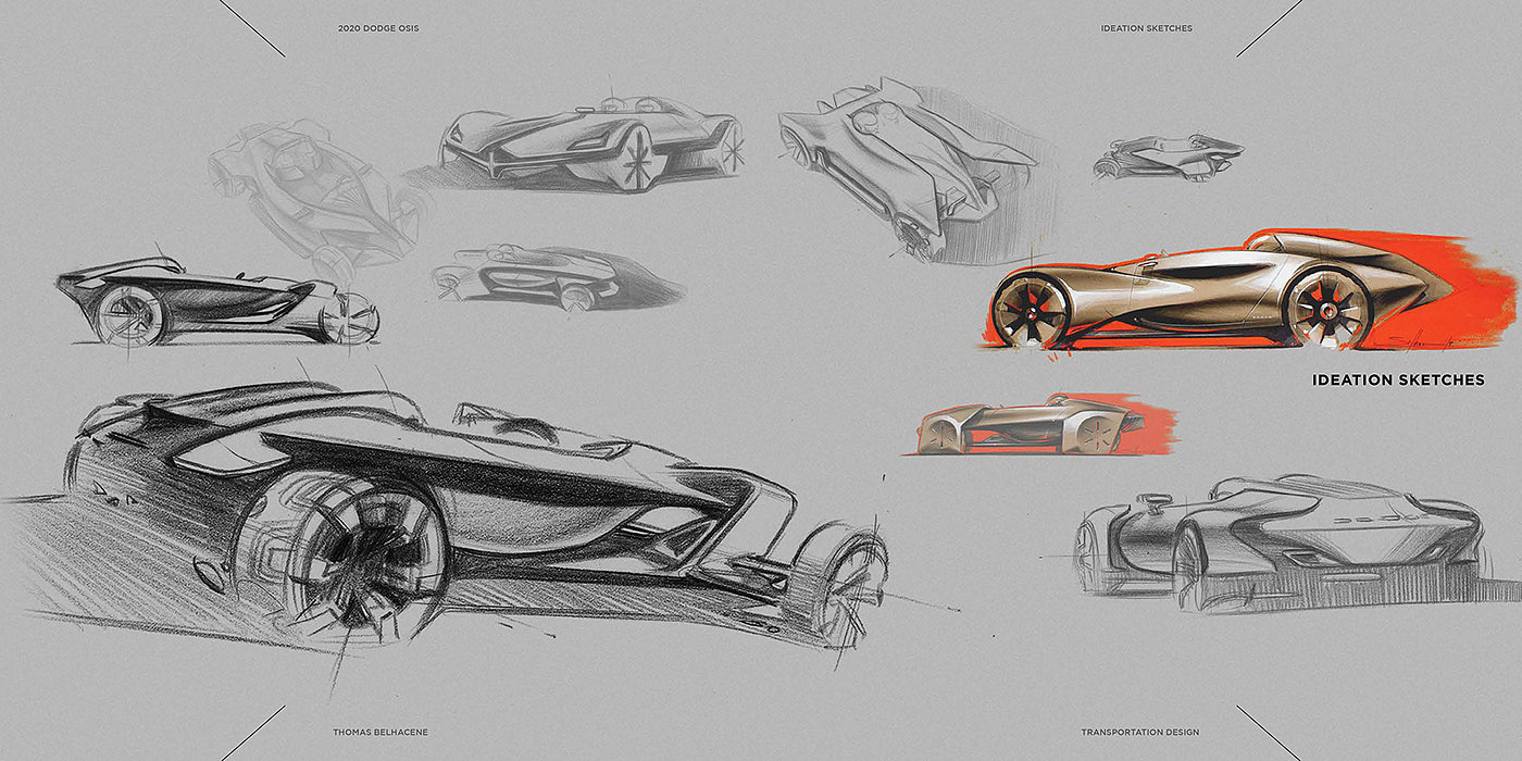 Automobile design，racing，2020 DODGE OSIS，