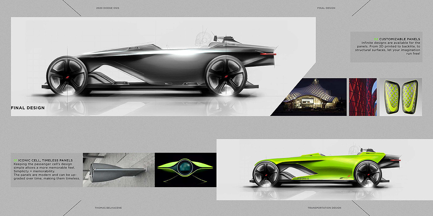 Automobile design，racing，2020 DODGE OSIS，