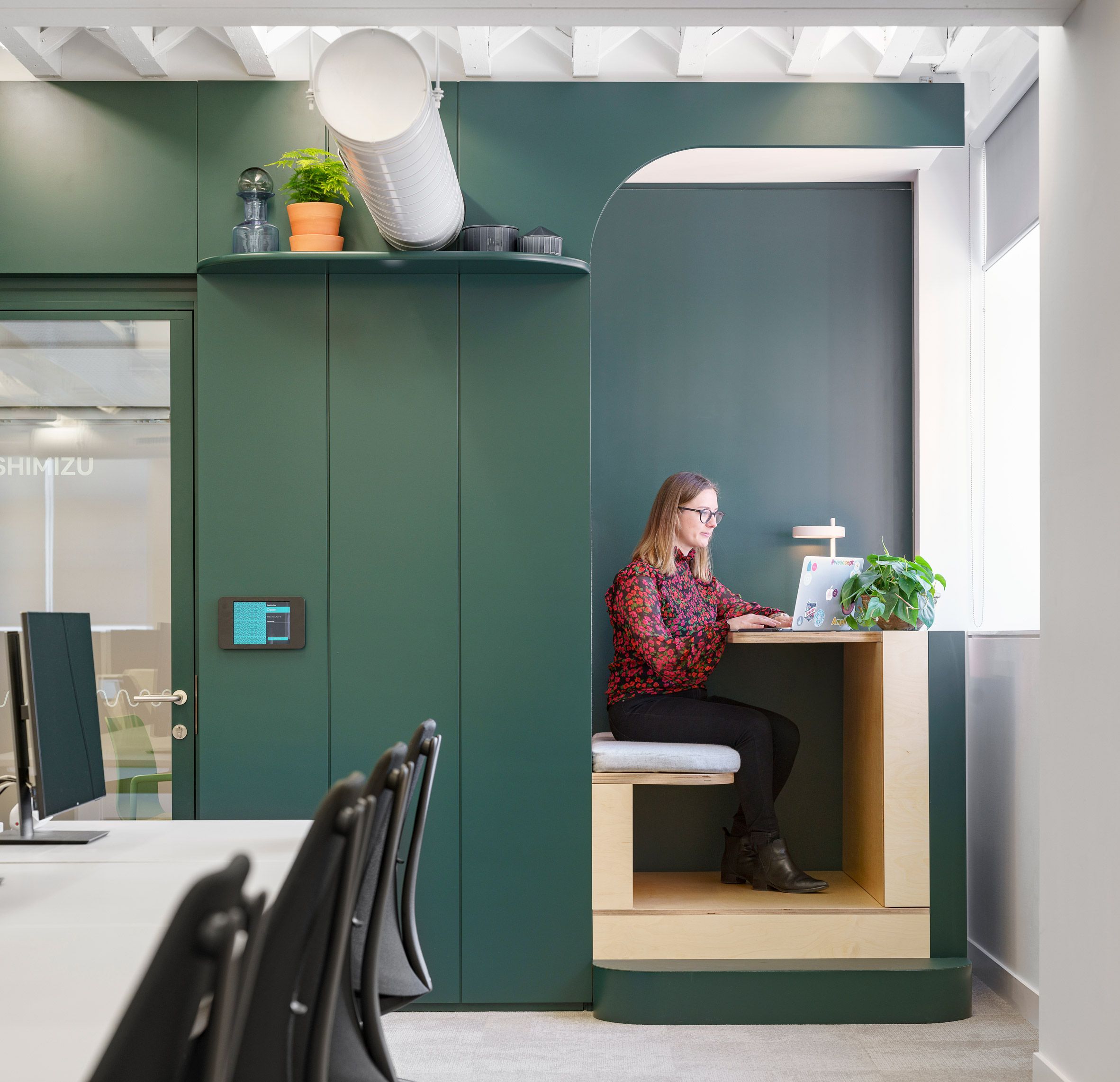 Interior design，Office area，Airbnb，