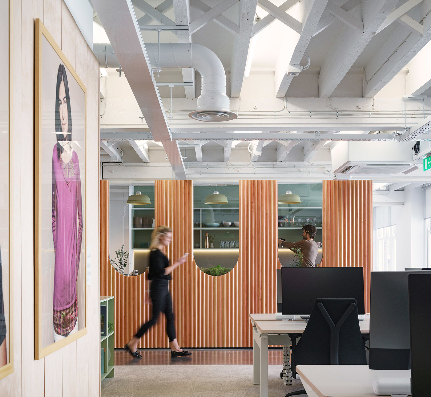 Interior design，Office area，Airbnb，