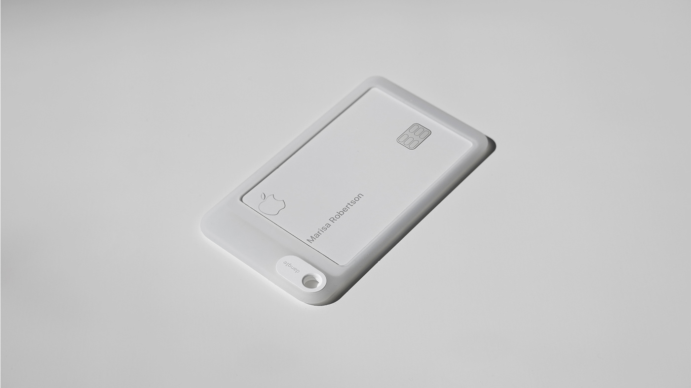 Minimalist design ，white，Credit Card，Apple Card Case，