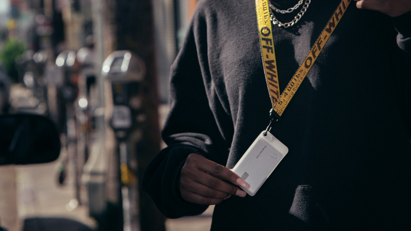 Minimalist design ，white，Credit Card，Apple Card Case，