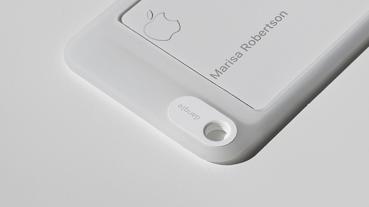 极简设计，白色，信用卡，Apple Card Case，