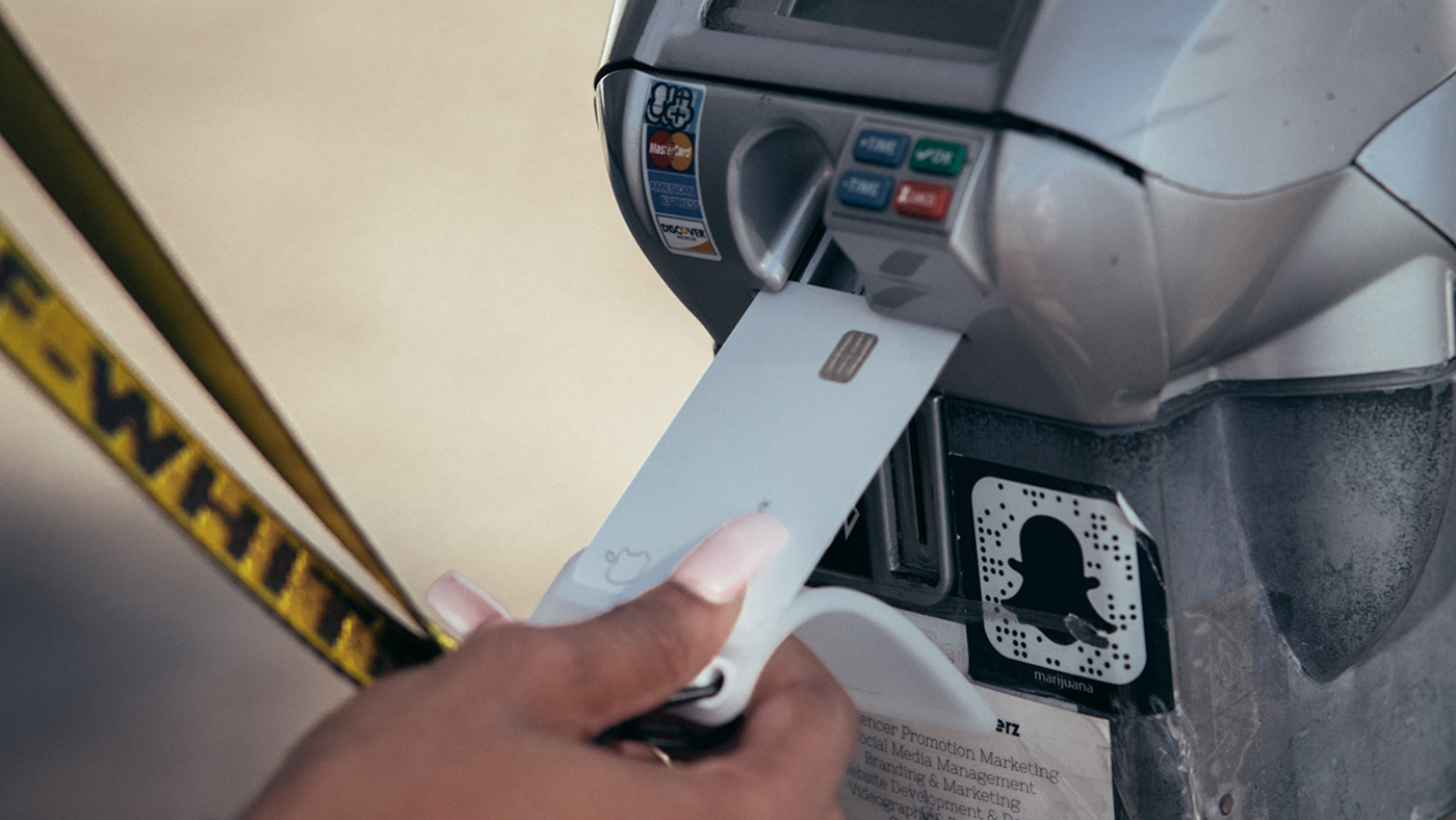 Minimalist design ，white，Credit Card，Apple Card Case，