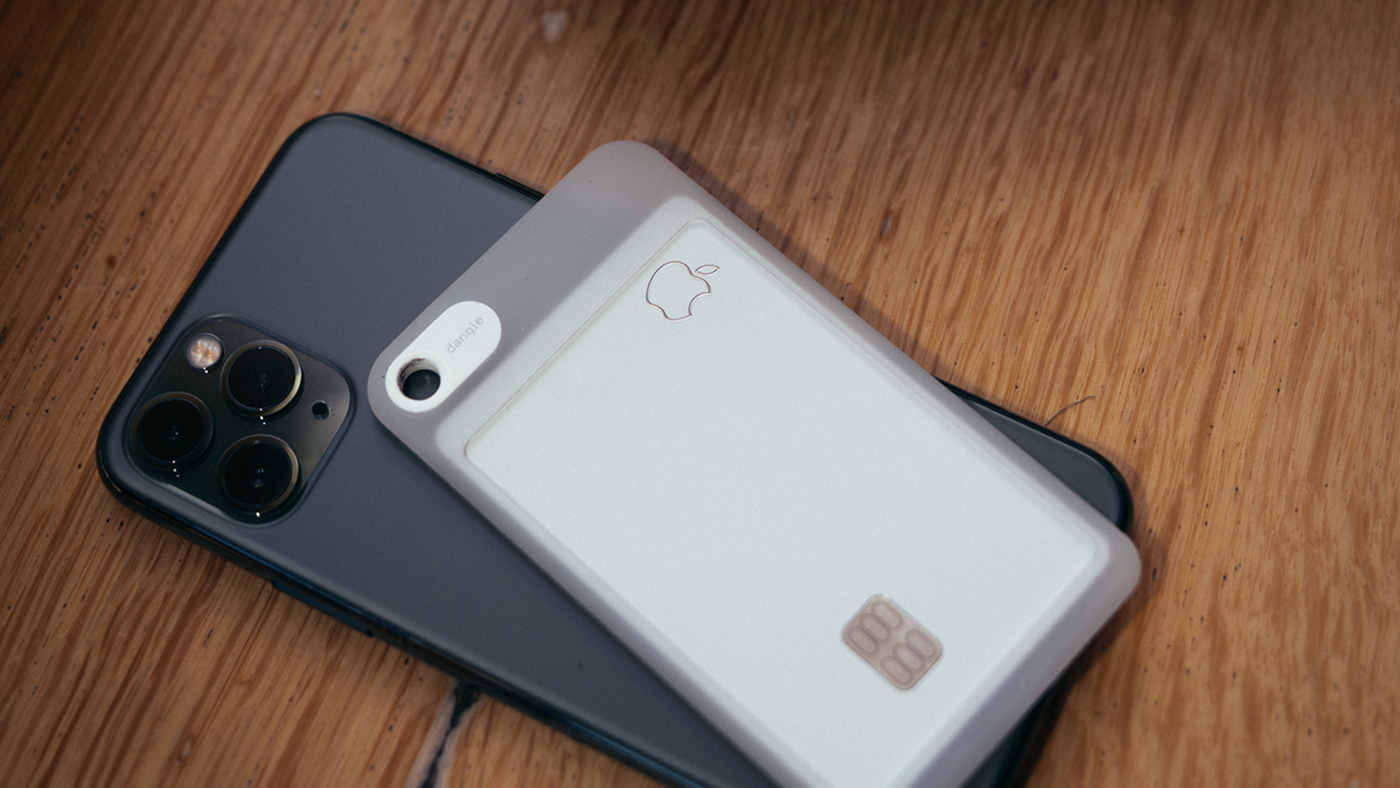 Minimalist design ，white，Credit Card，Apple Card Case，