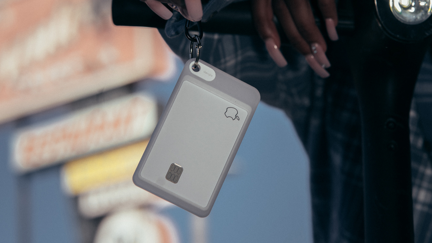 Minimalist design ，white，Credit Card，Apple Card Case，