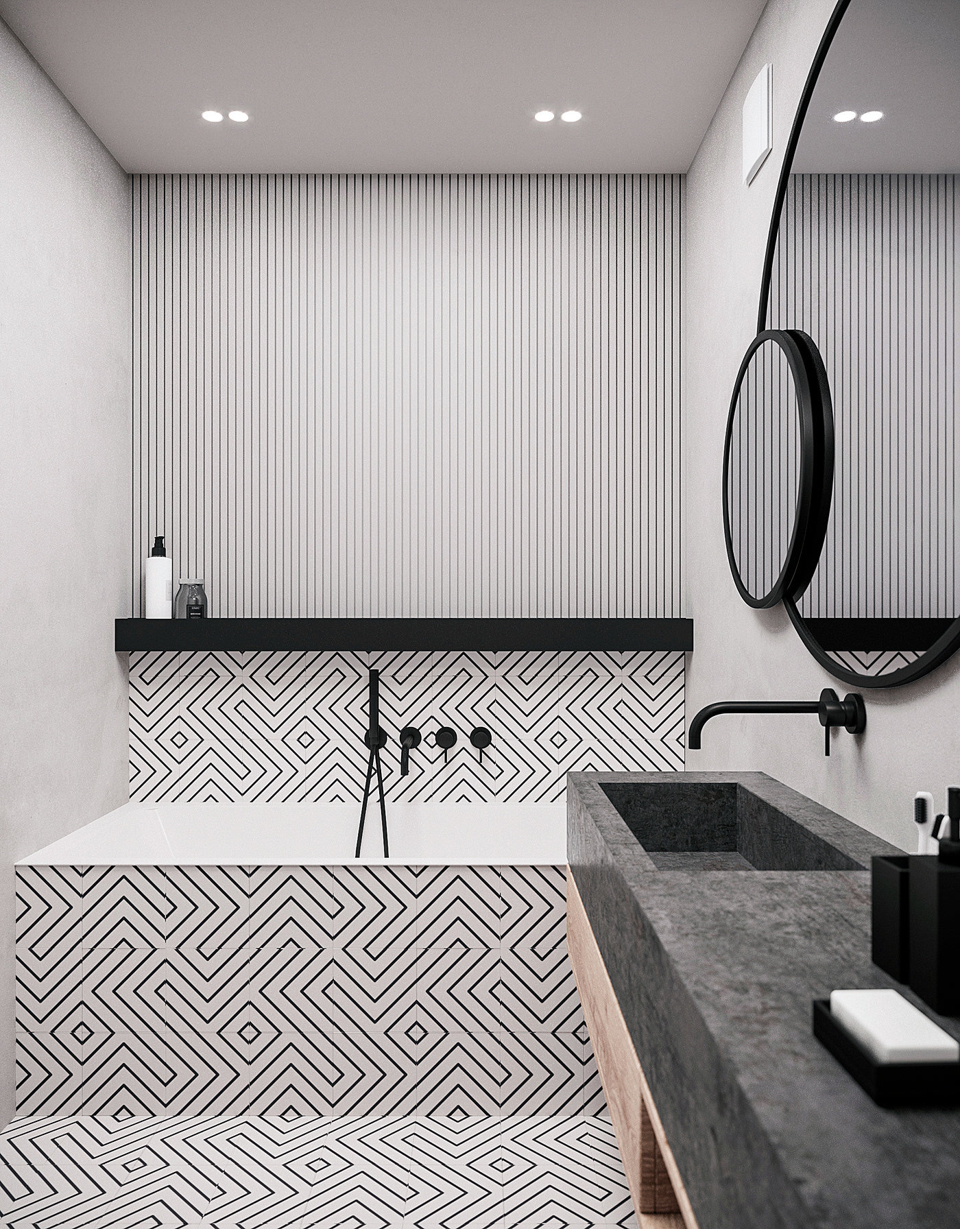 Pearl copper，Interior design，black，