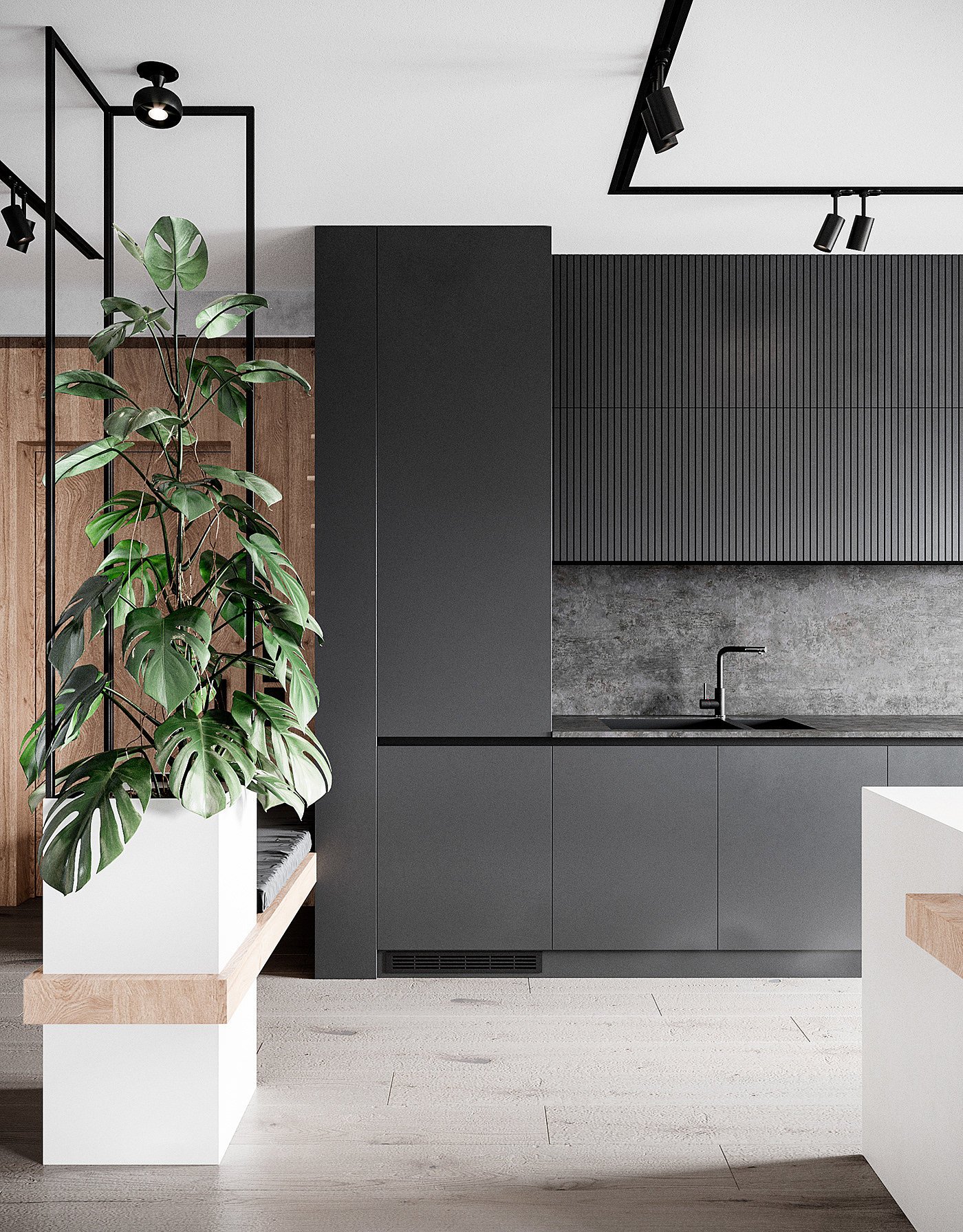 Pearl copper，Interior design，black，