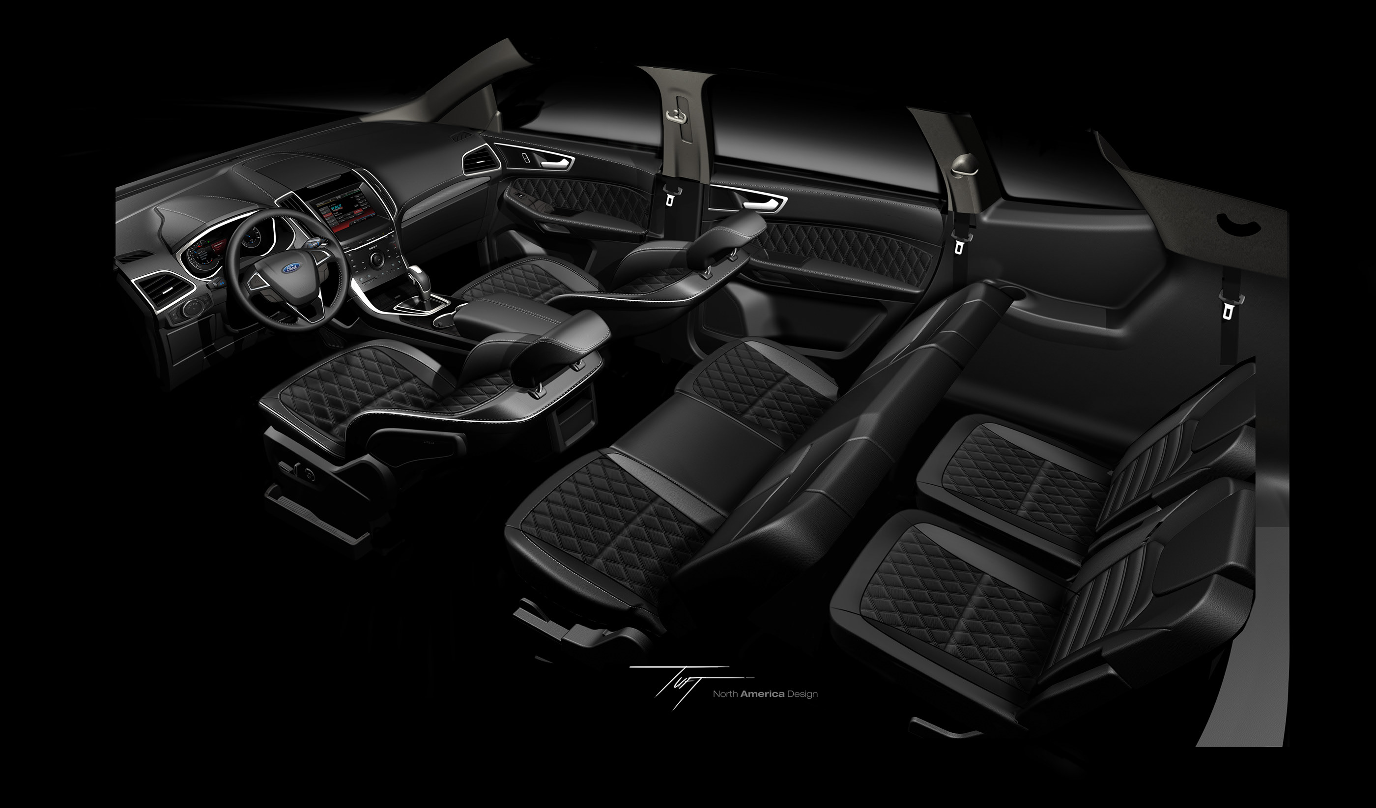 Oil sludge，Interior design，Automobile design，Edge Interior，