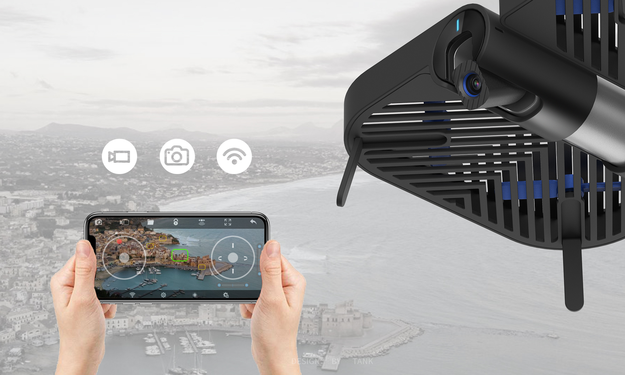 Fold，portable，UAV，science and technology，geometry，Small，