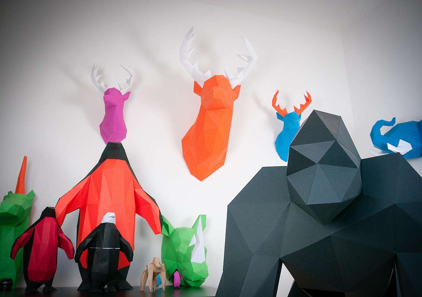 animal，Environmental protection paper，Polygon total，gift，Exhibition，