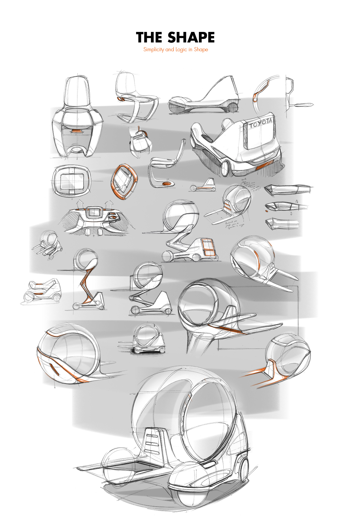 toyota，conceptual design，Tool car，