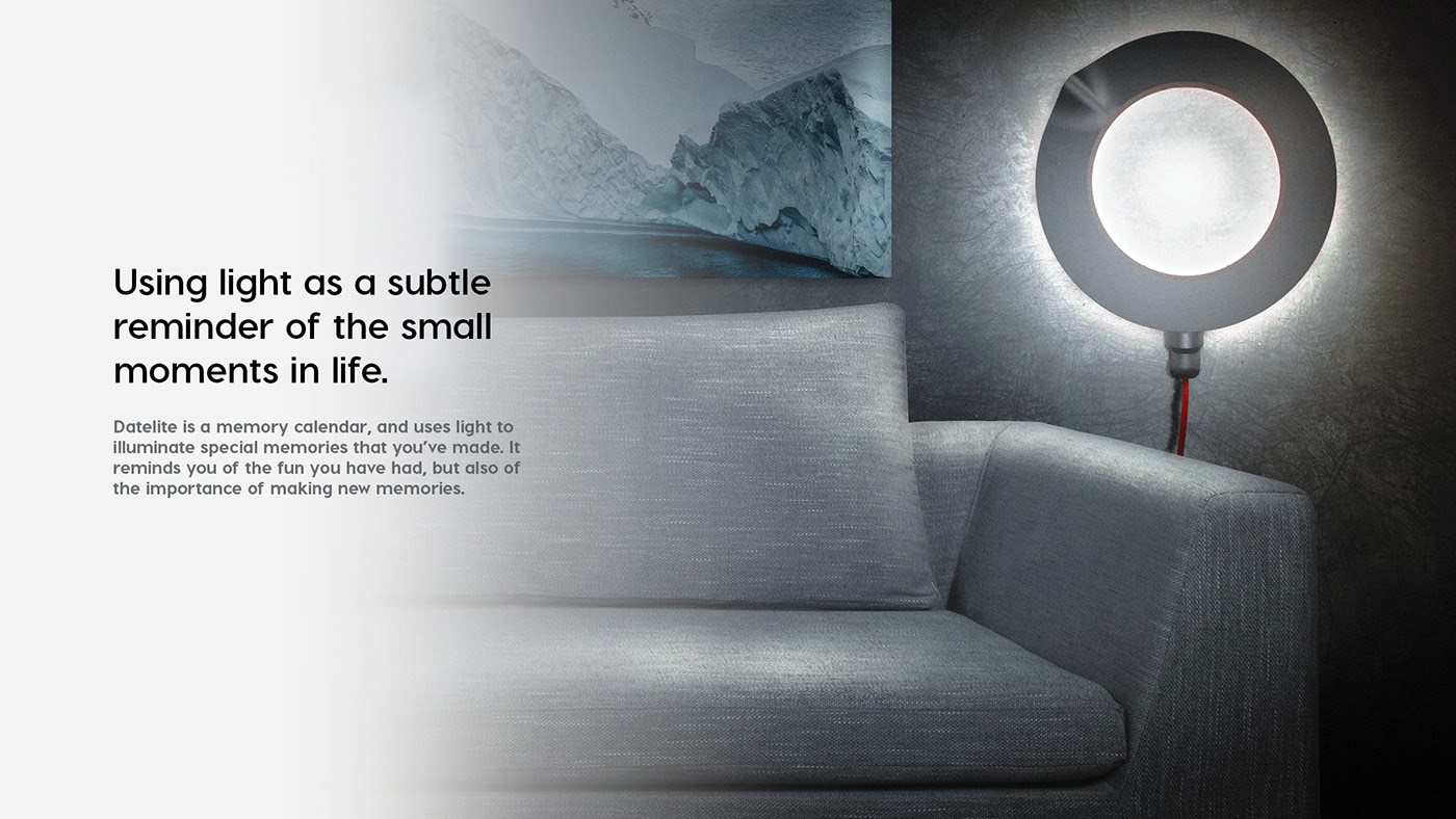 Datelite，lamp，Memory lamp，Ida Award，A 'Design Award，