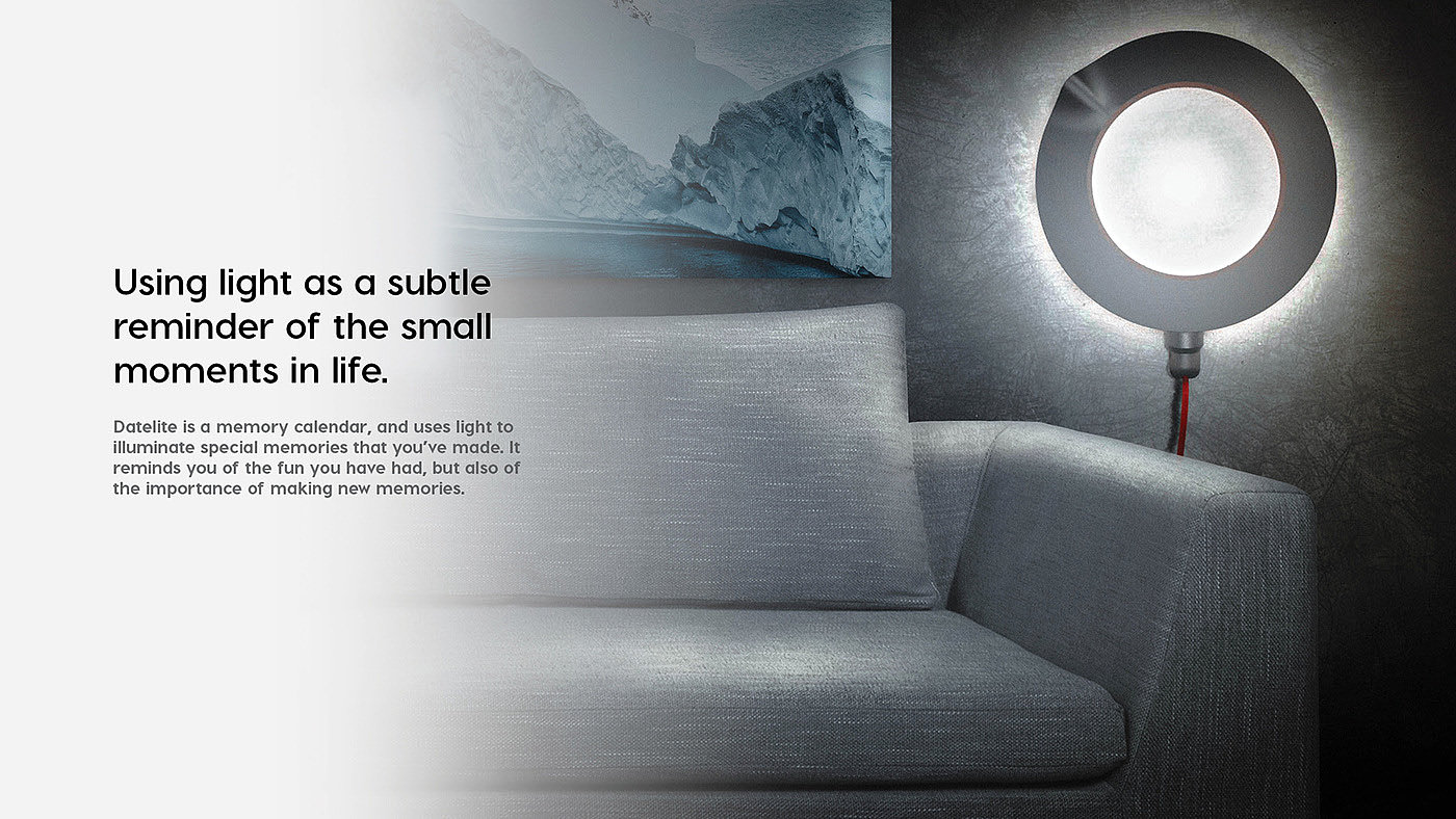 Datelite，lamp，Memory lamp，Ida Award，A 'Design Award，