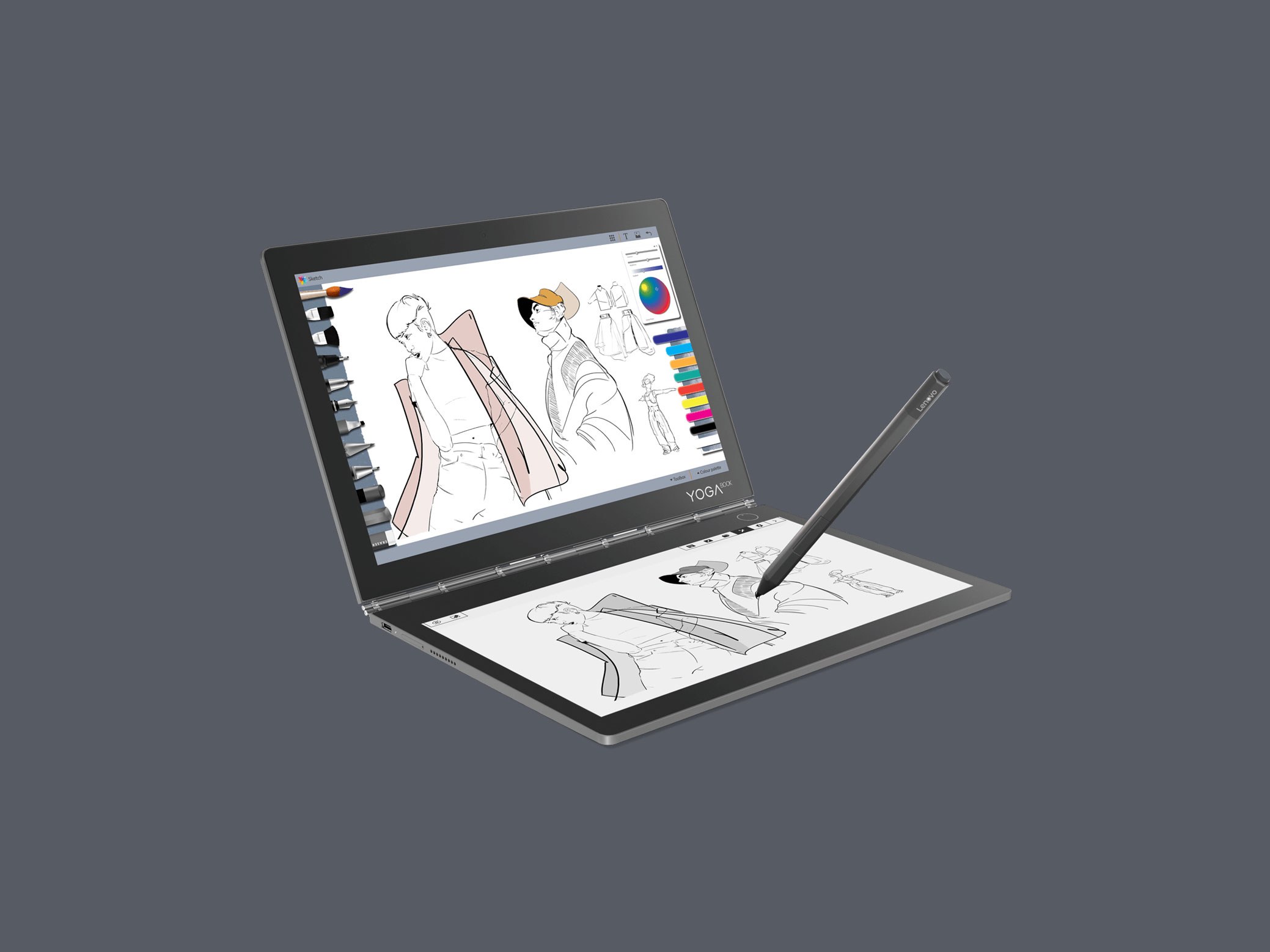 Notebook computer，Yoga Book C930，2019 red dot product design award，