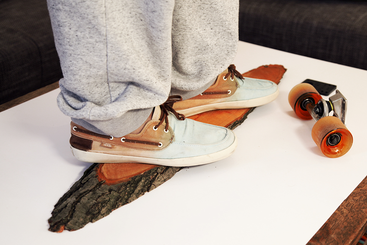 Skate，wood，manual，