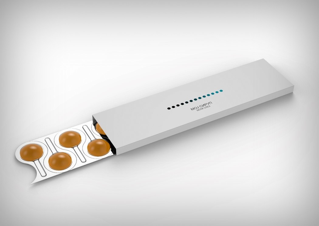 industrial design，Spoon shaped packaging，Independent use，Convenient and portable，