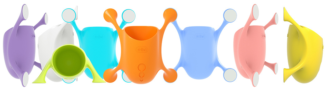 industrial design，Portable flowerpot，Four micro suction pads，Fixed to window，