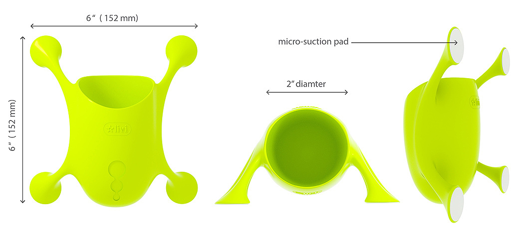 industrial design，Portable flowerpot，Four micro suction pads，Fixed to window，