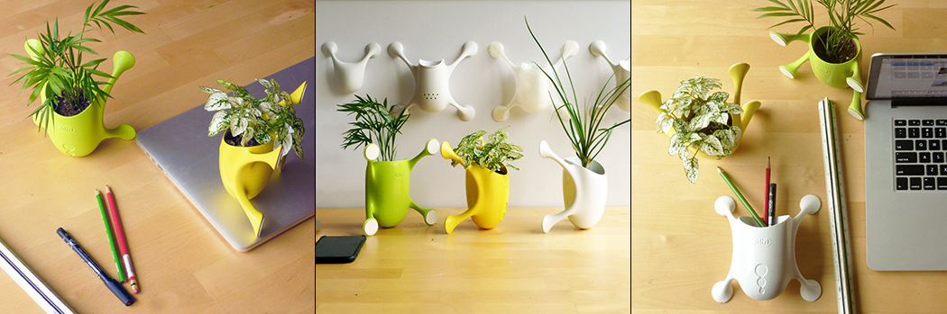 industrial design，Portable flowerpot，Four micro suction pads，Fixed to window，