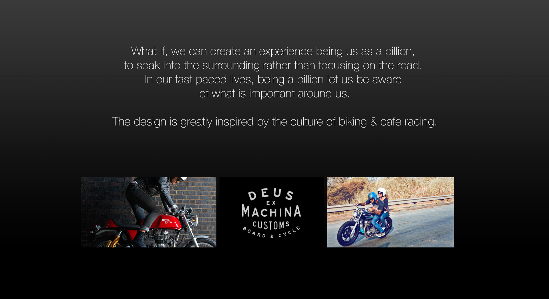 pillion rider皮利昂骑手,让我们尽情的享受