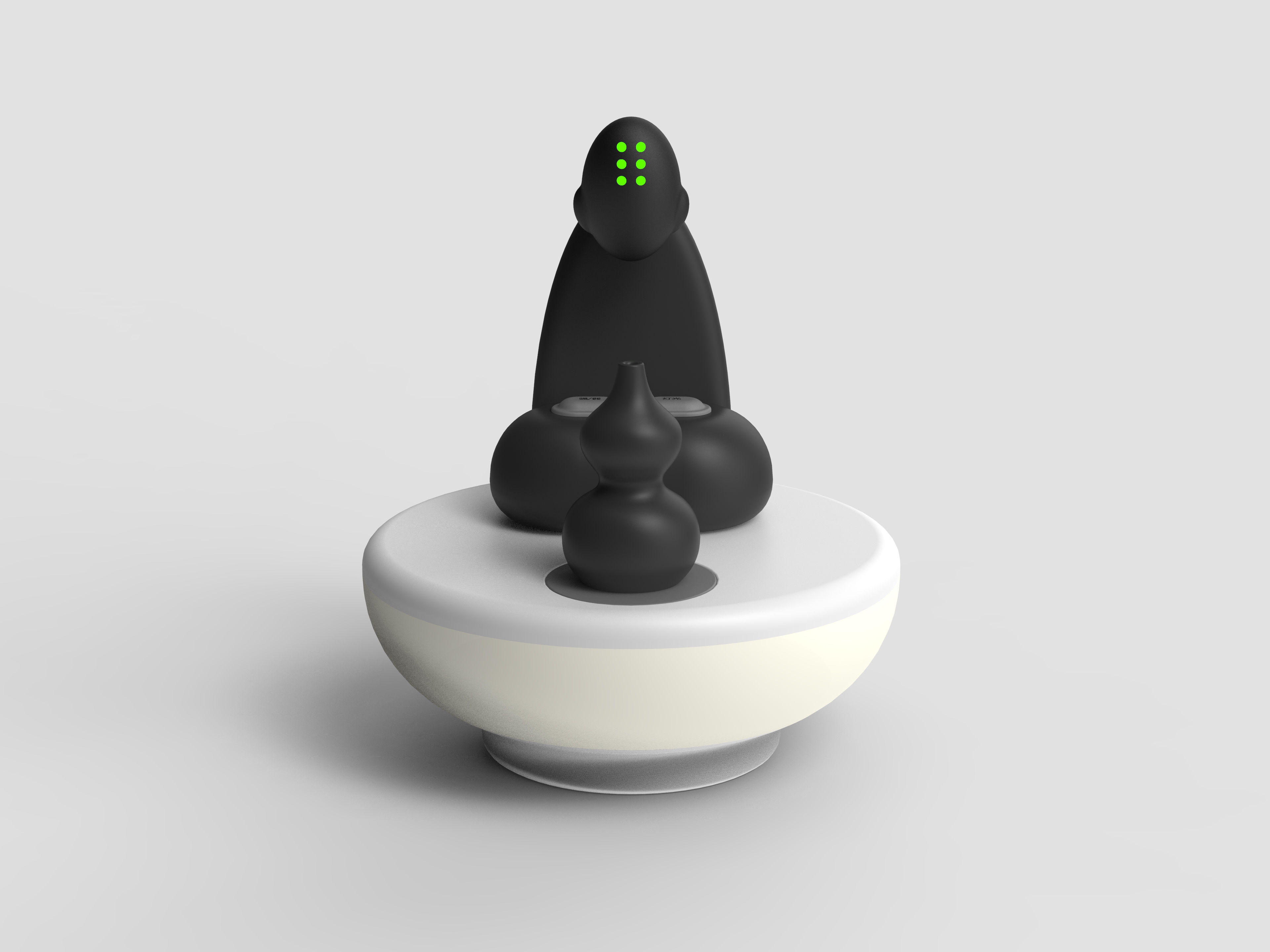 Aromatherapy machine，Humidifier，Night light，Zen，Buddhist mood，Buddhism，gourd，bowl，