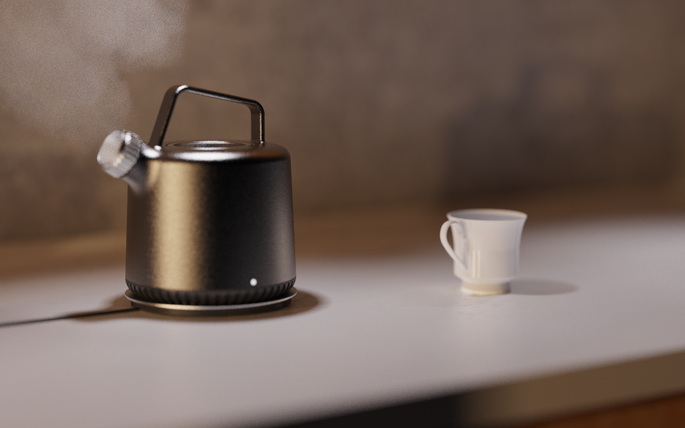 kettle，modeling，Render，solidworks，keyshot，