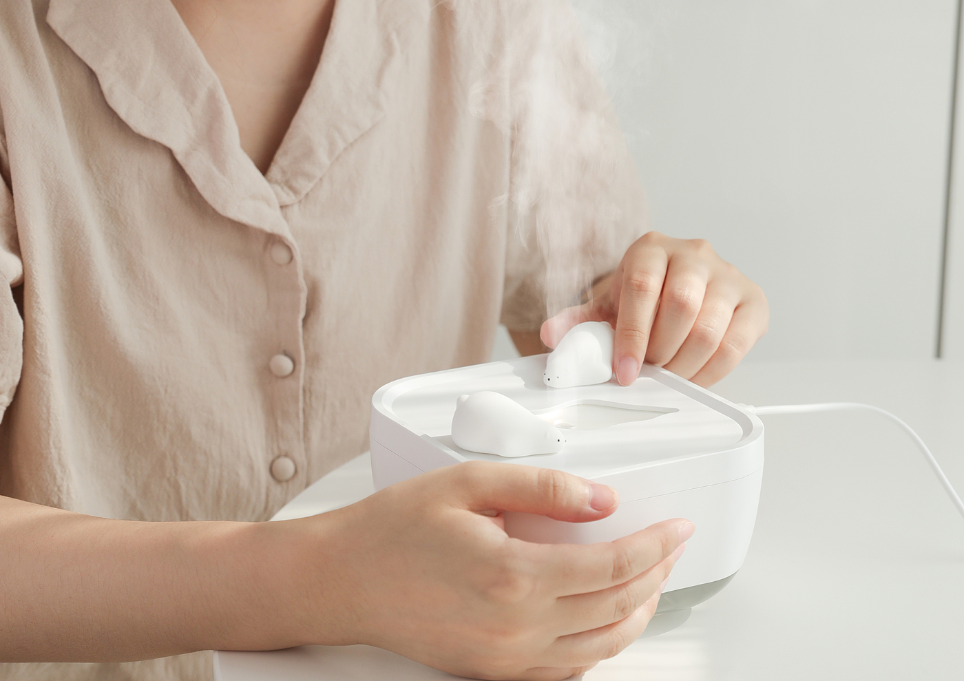 Humidifier，lovely，Simplicity，Doll，