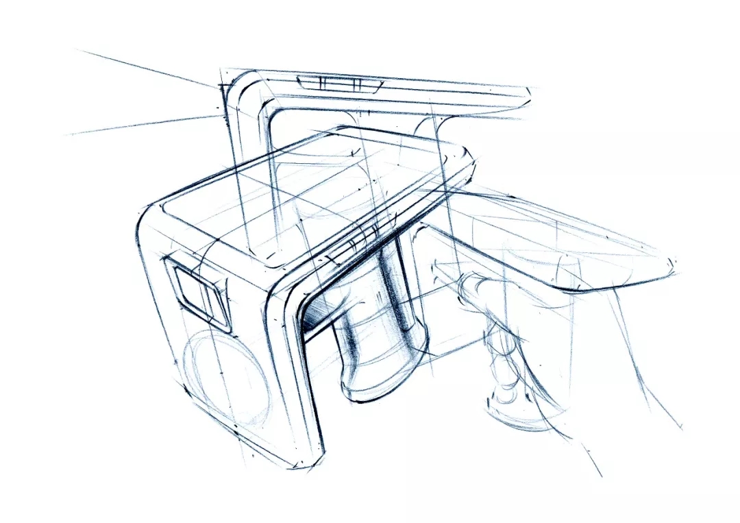 Hand drawn renderings，Hand drawn for postgraduate entrance examination，Hand drawn product design，Marker rendering，