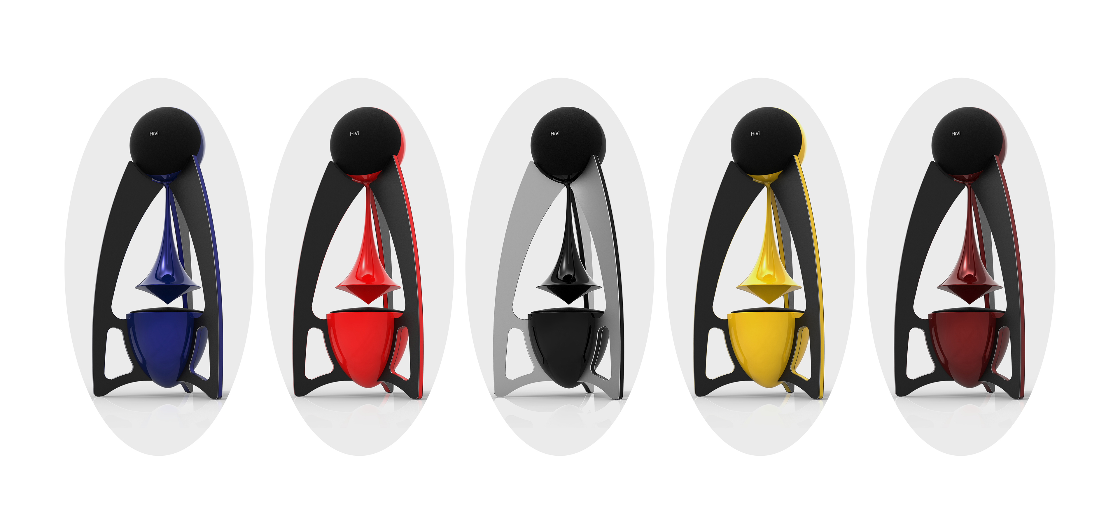 Sense of science and technology，Black and white gray，alien，avant-garde design ，Modern sound design，