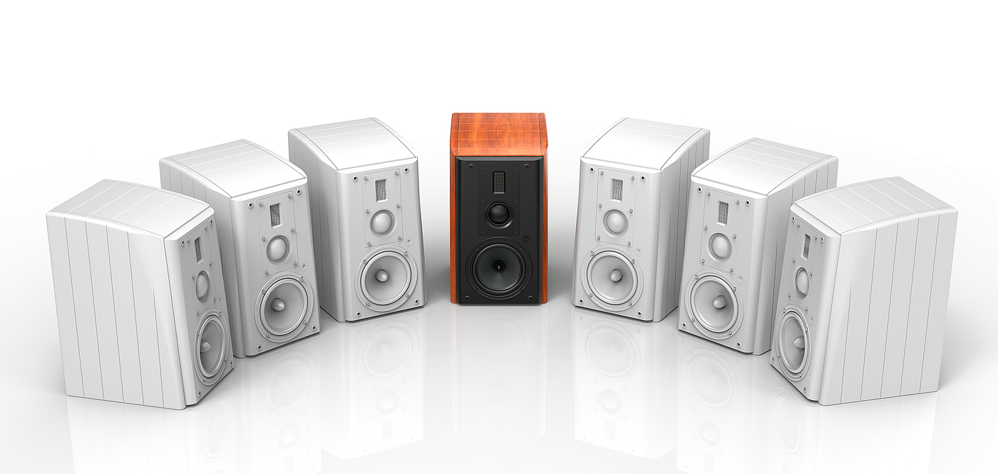 Log solid wood design，Three frequency division design，Explosion diagram，Audio hand drawing，Exploded view of horn unit，