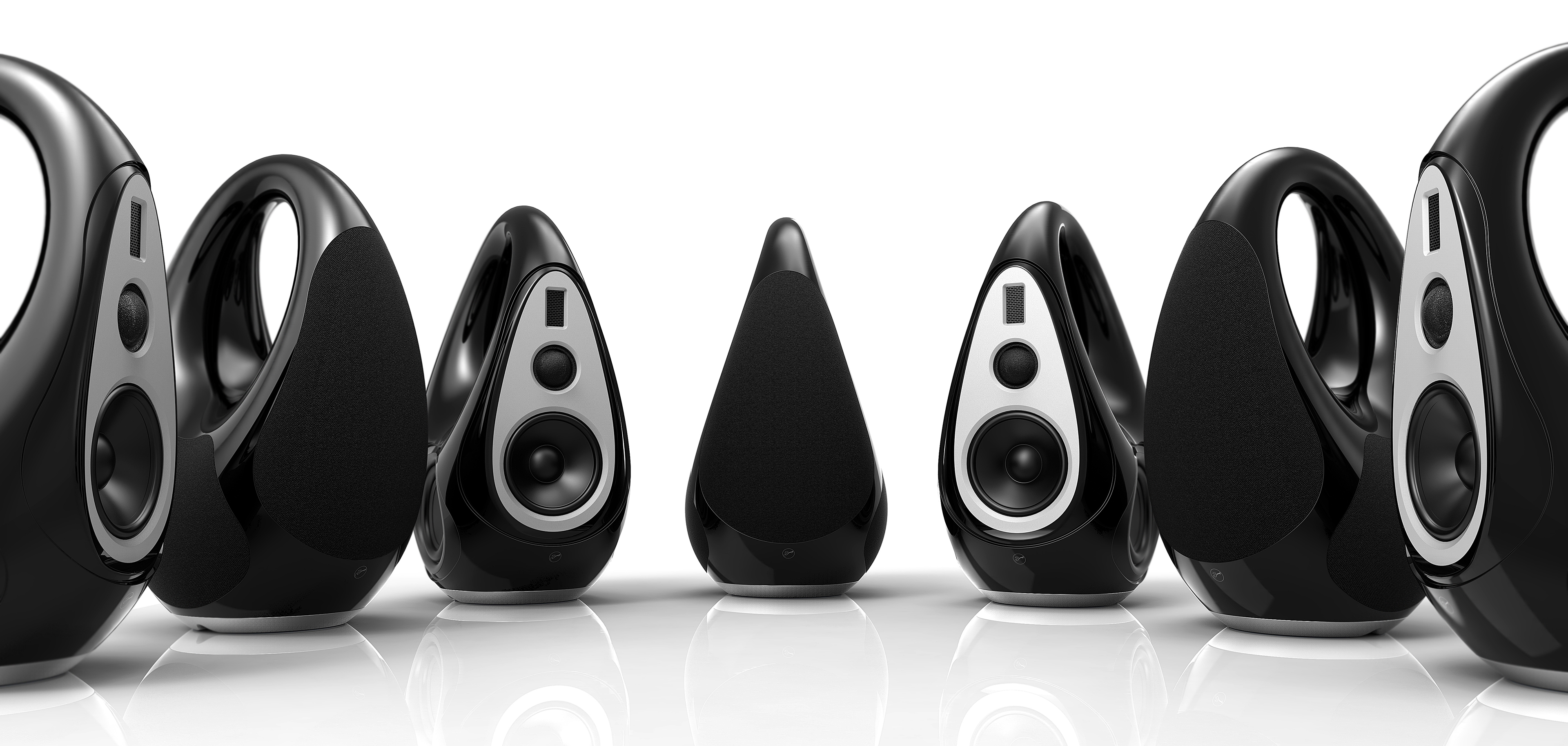 Simple design，Black and white gray，Cock element，Water drop element，