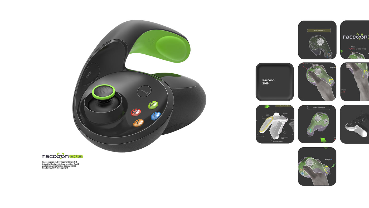 Multifunctional manipulator，Electronics，VR equipment，recreational machines，Raccoon Clip，