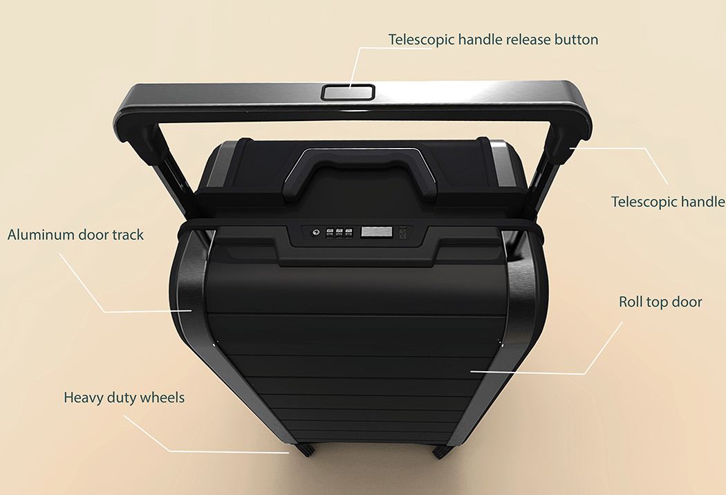 industrial design，intelligence，Aerospace aluminum manufacturing，No zipper design，