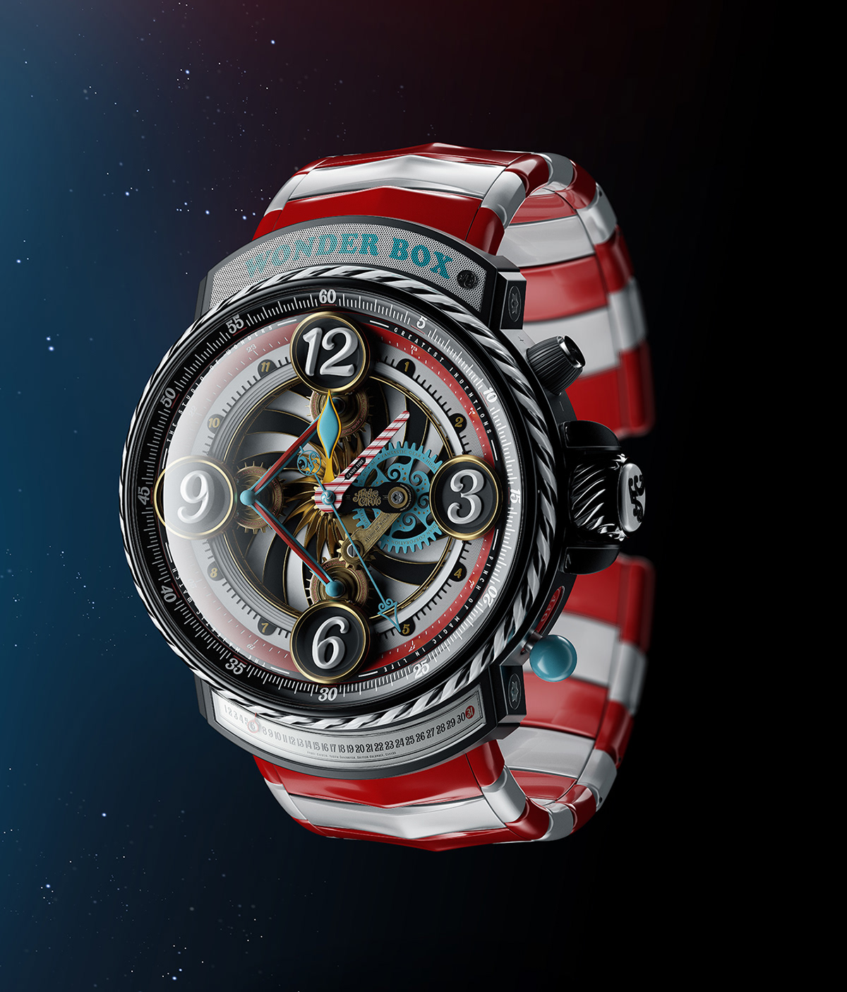 Wrist watch，Majestic，3d，modeling，