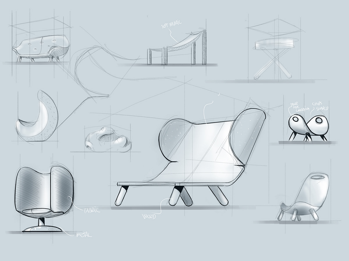 Ubee ，2d rendering，Hand drawn，sketch，