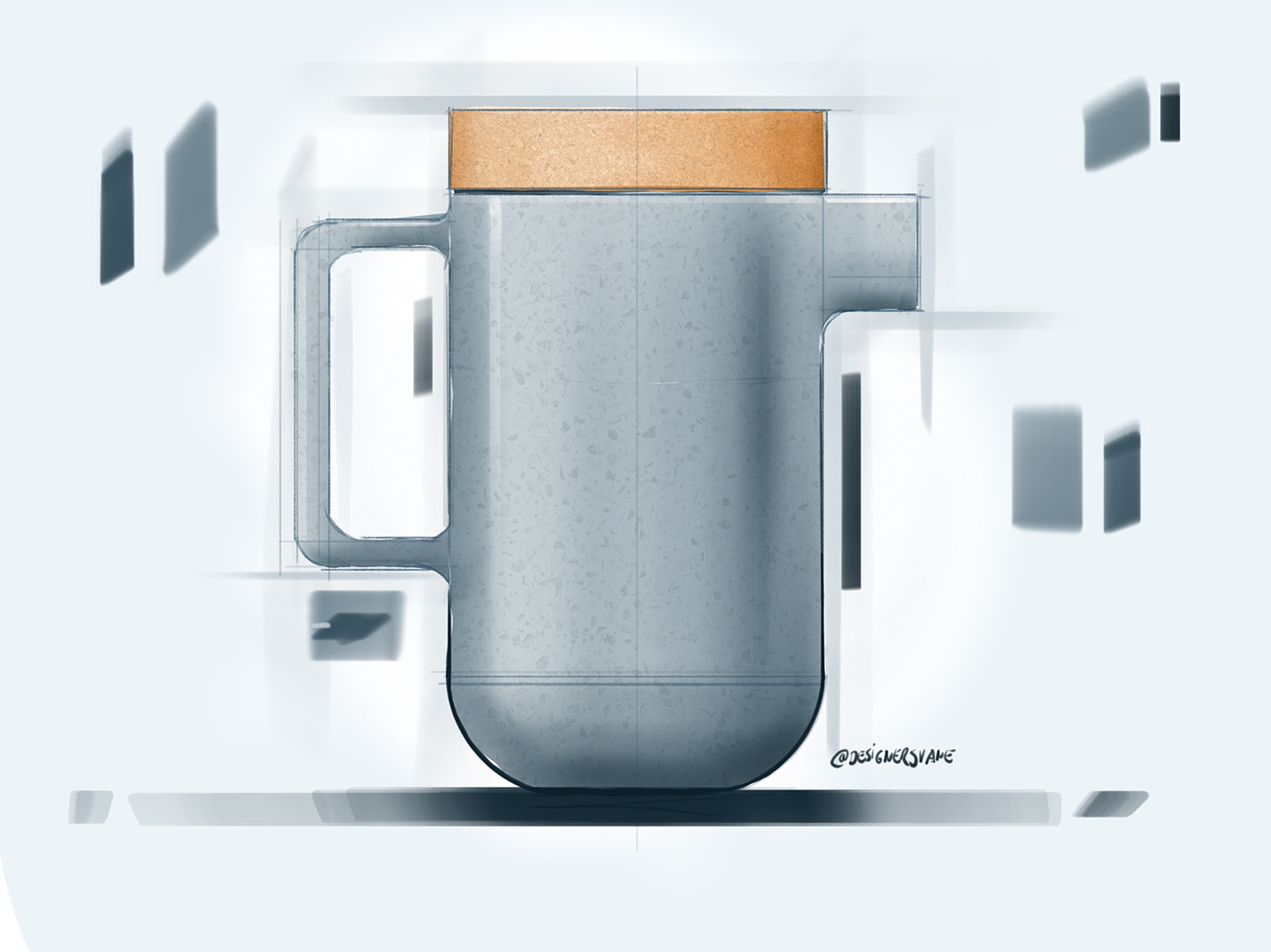 Ubee ，2d rendering，Hand drawn，sketch，