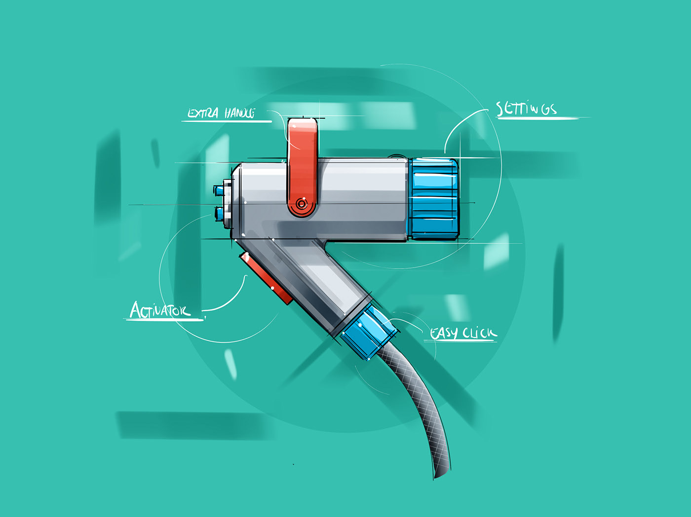 Ubee ，2d rendering，Hand drawn，sketch，