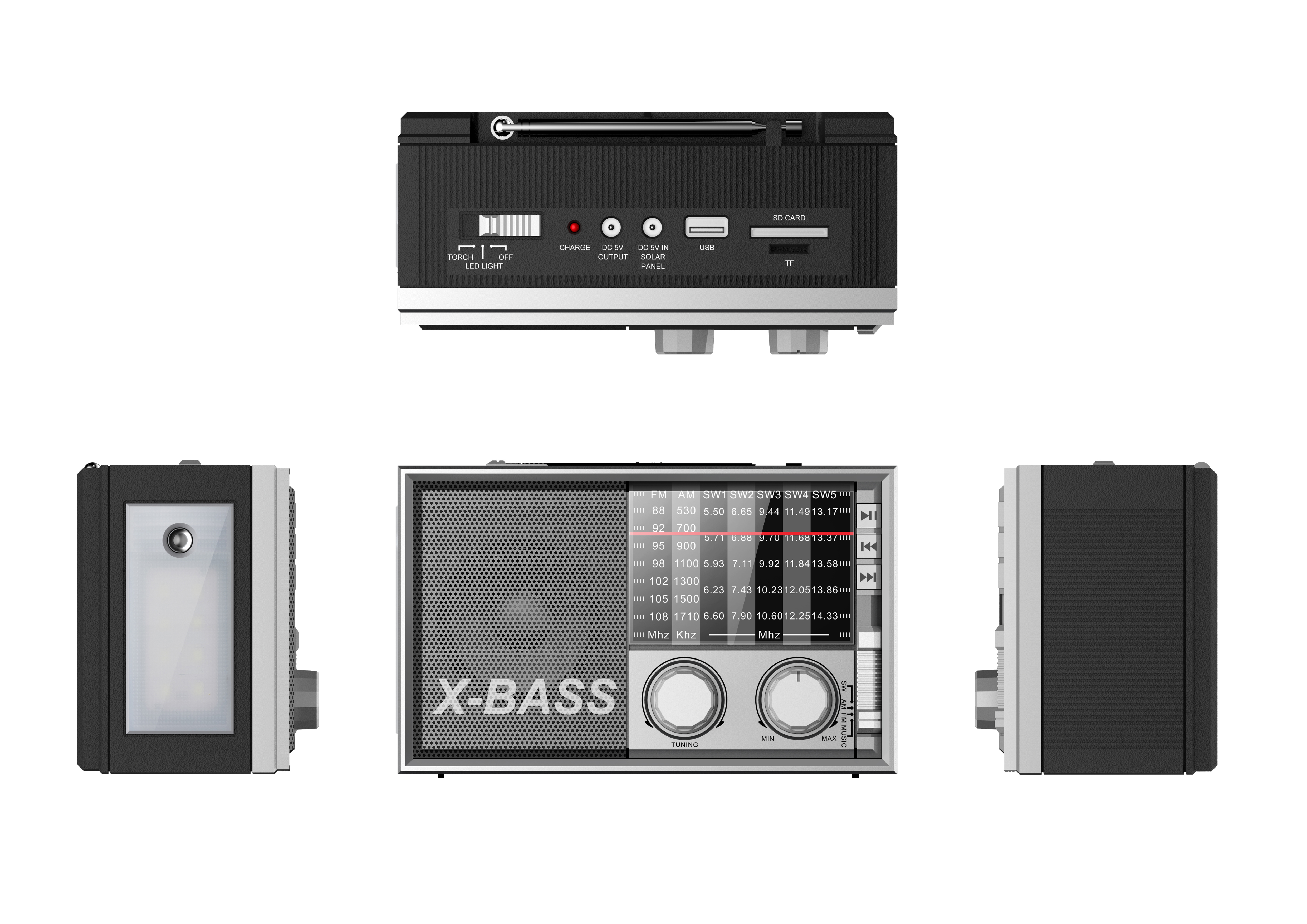 Retro，modern，radio，