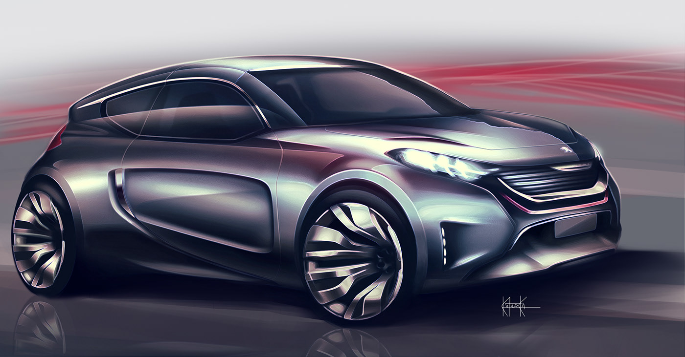 Illustration，poster，automobile，