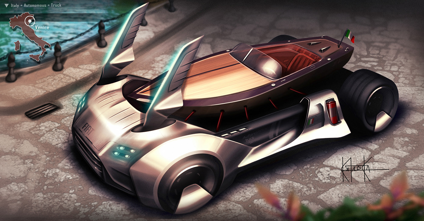 Illustration，poster，automobile，