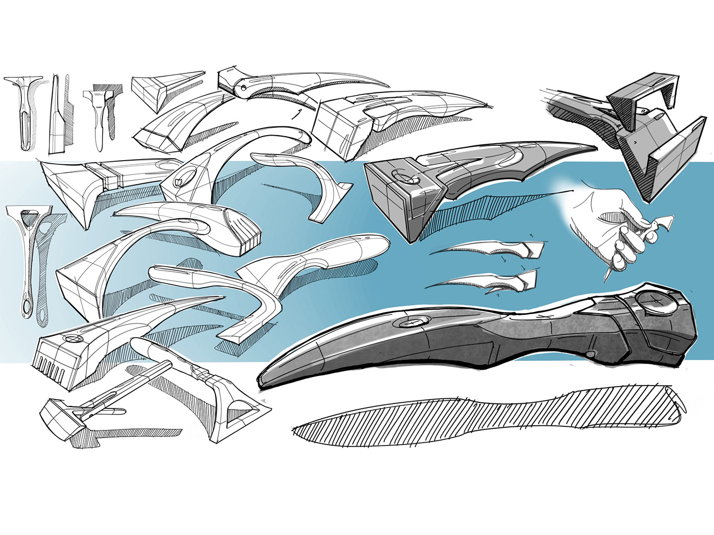 man，cosmetology，razor，