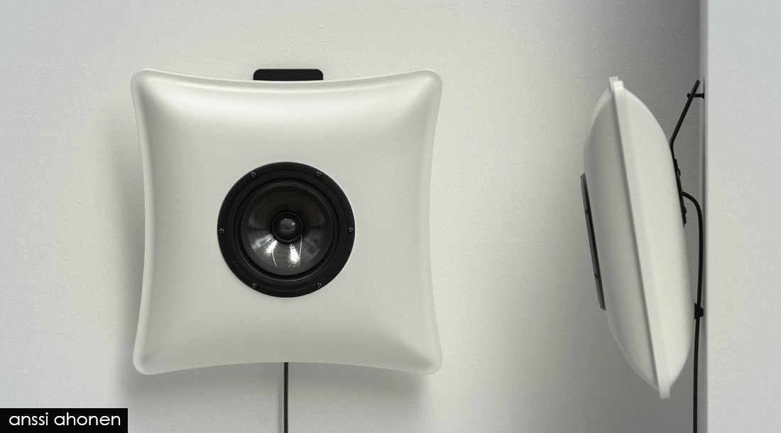 loudspeaker box，Reprint，Corian ，industrial design，product design，